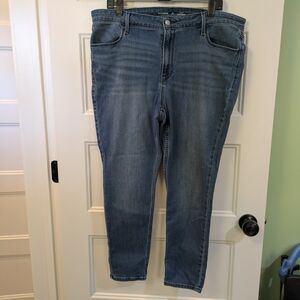 Old Navy Light Blue Super-Skinny Jeans